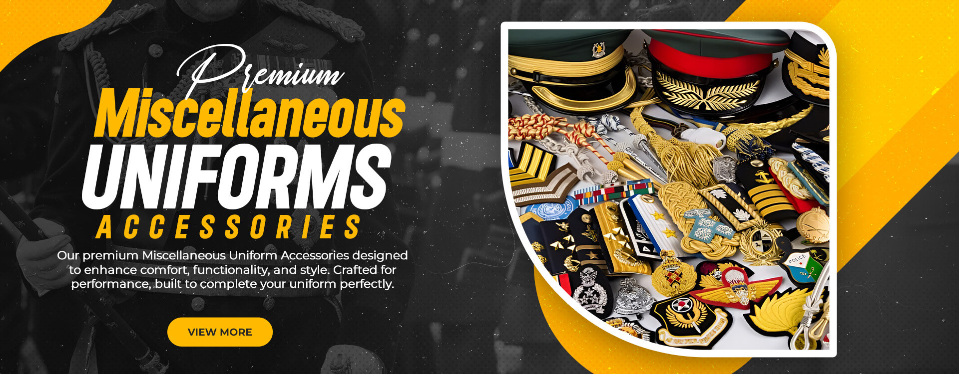 Badges, Regalia & Uniform Accessories Manufacturer